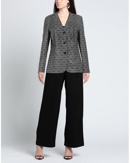 Rrd Gray Blazer Polyamide, Elastane