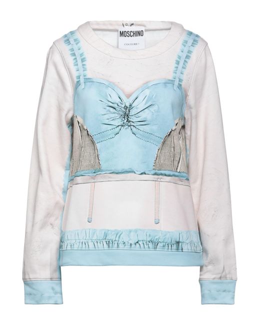 Moschino Blue Sweatshirt