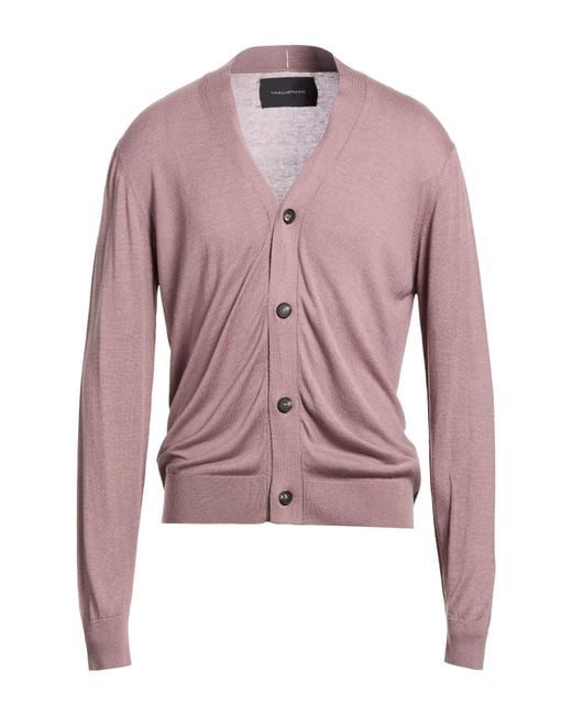 Tagliatore Pink Cardigan for men