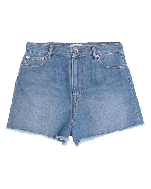 Bellerose Blue Denim Shorts