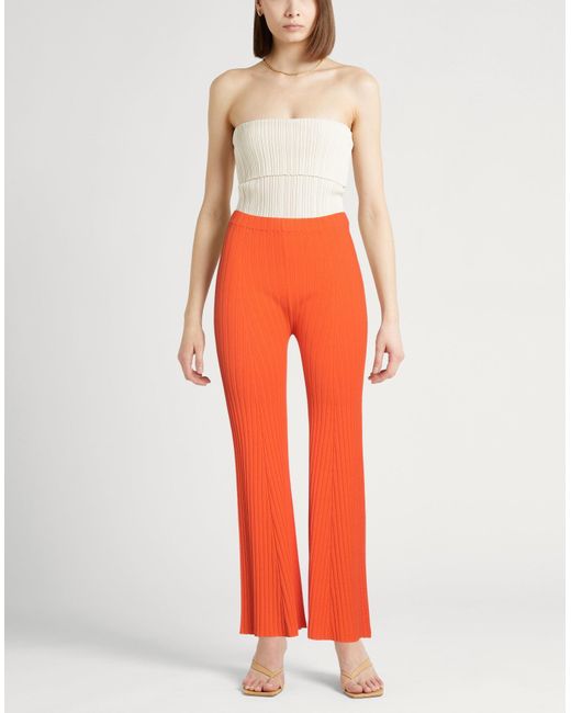 Roberto Collina Orange Leggings
