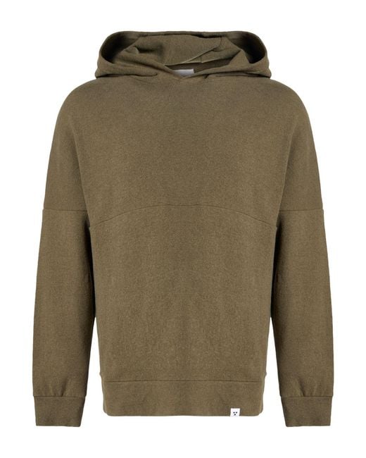 WOC WRITING ON COVER Green Jumper for men