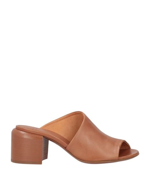 Officine Creative Brown Sandals Leather