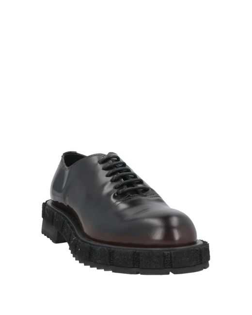 THE ANTIPODE Black Dark Lace-Up Shoes Leather for men