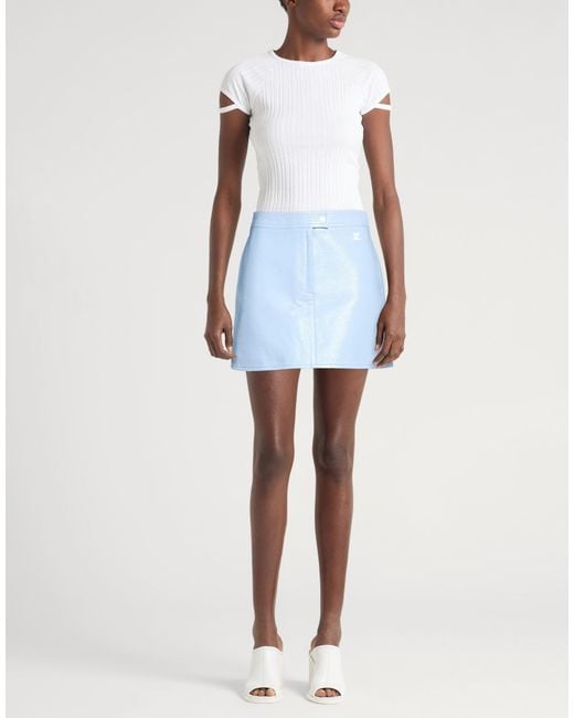 Courreges Blue Mini Skirts