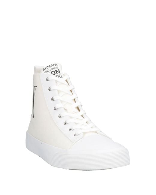 ARMANI EXCHANGE White Trainers for men