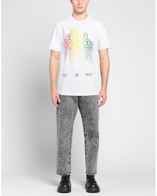 G2 Firenze White T-Shirt Cotton for men