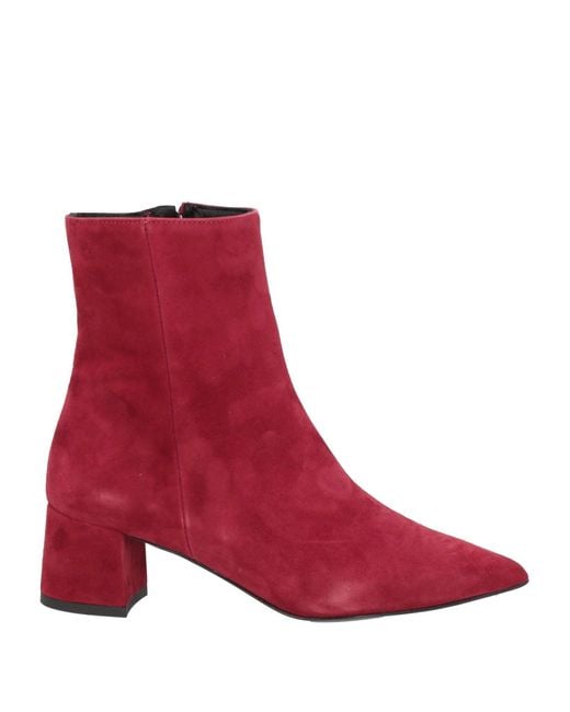 NCUB Red Ankle Boots
