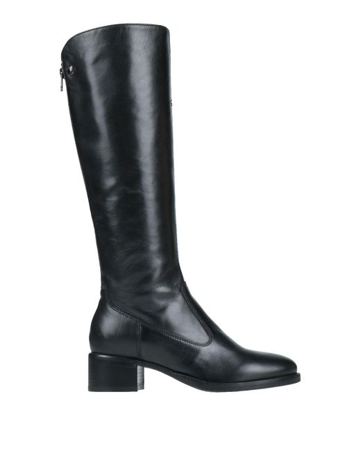 Nero Giardini Knee Boots in Black | Lyst