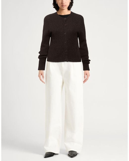 Kaos Black Dark Cardigan Acrylic, Polyamide, Wool, Mohair Wool, Elastane