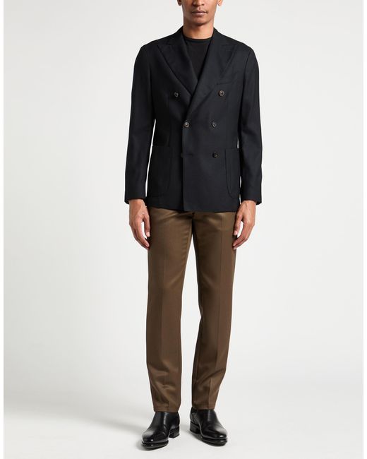 Boglioli Black Blazer Wool for men