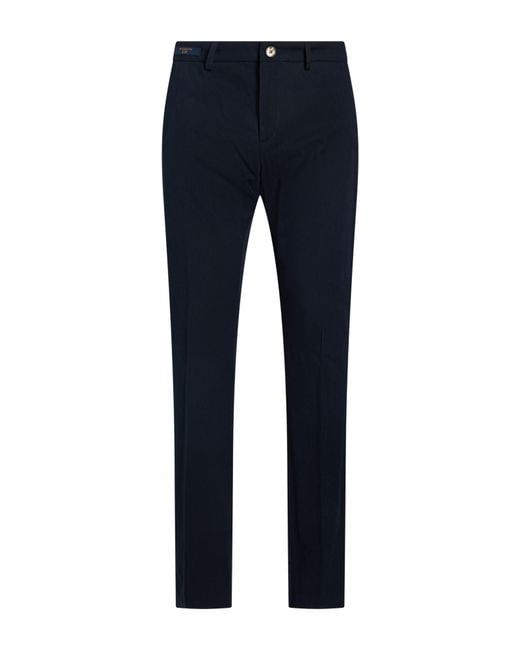 Paul & Shark Blue Midnight Pants Modal, Cotton, Elastane for men