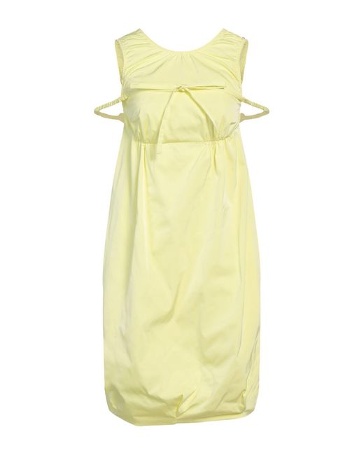 Sportmax Yellow Mini Dress