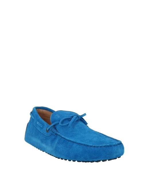Tod's Blue Loafers Calfskin for men