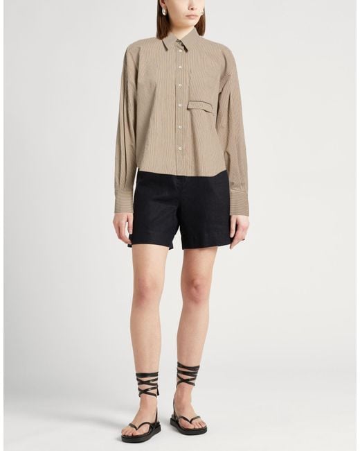 Brunello Cucinelli Natural Shirt Cotton, Polyamide