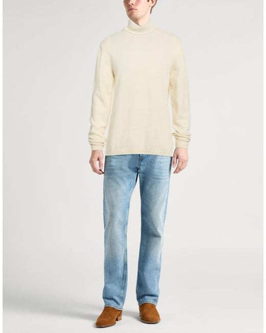 Daniele Fiesoli White Turtleneck for men