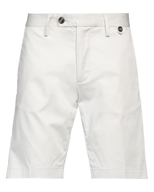 Liu Jo White Liu •Jo Light Shorts & Bermuda Shorts Cotton, Elastane for men