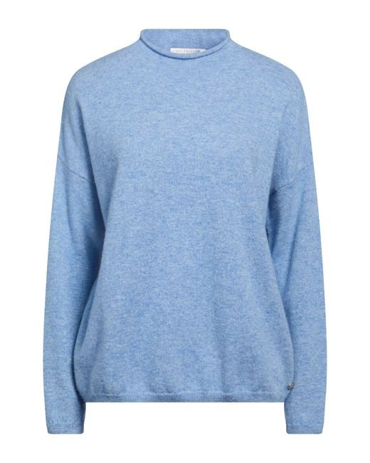Mia Fratino Blue Sweater Cashmere