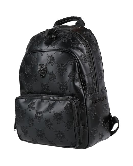 Philipp Plein Black Rucksack for men