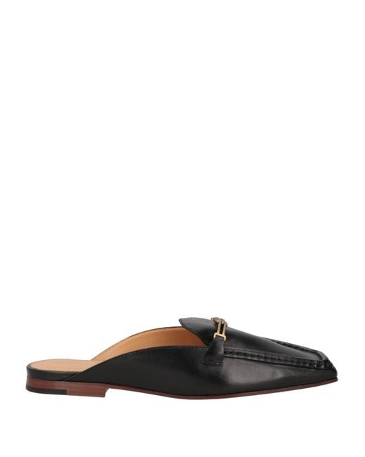 Tod's Black Mules & Clogs