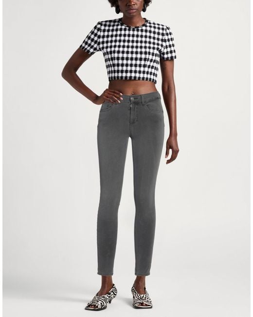 Liu Jo Gray Jeans Cotton, Polyester, Elastane