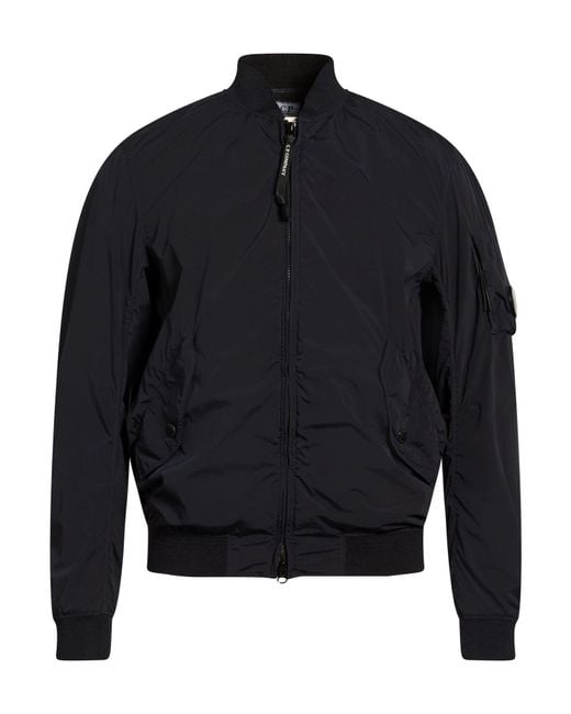 C P Company Blue Midnight Jacket Polyamide, Elastane for men