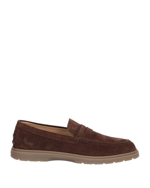 Tod's Brown Loafers Leather for men