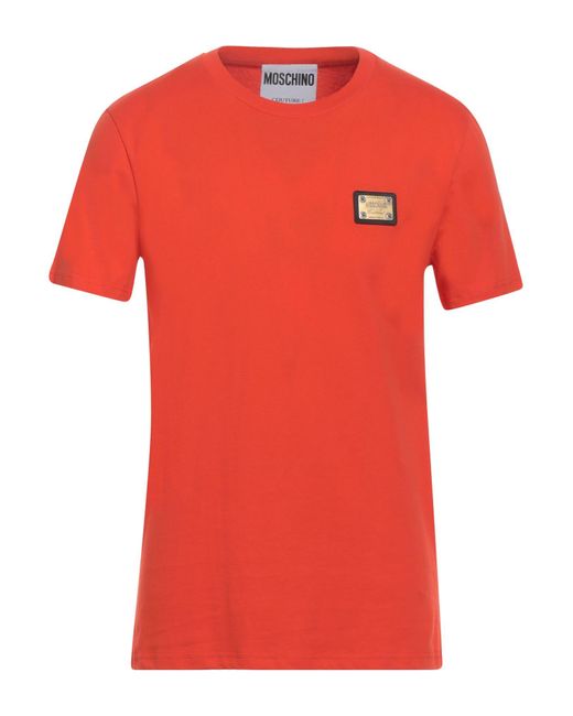 Moschino T-shirts in Red für Herren