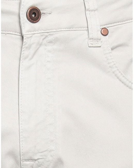 Boglioli Gray Pants Cotton, Silk, Elastane for men