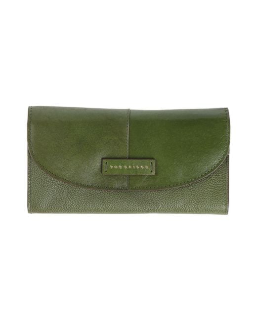 The Bridge Green Wallet