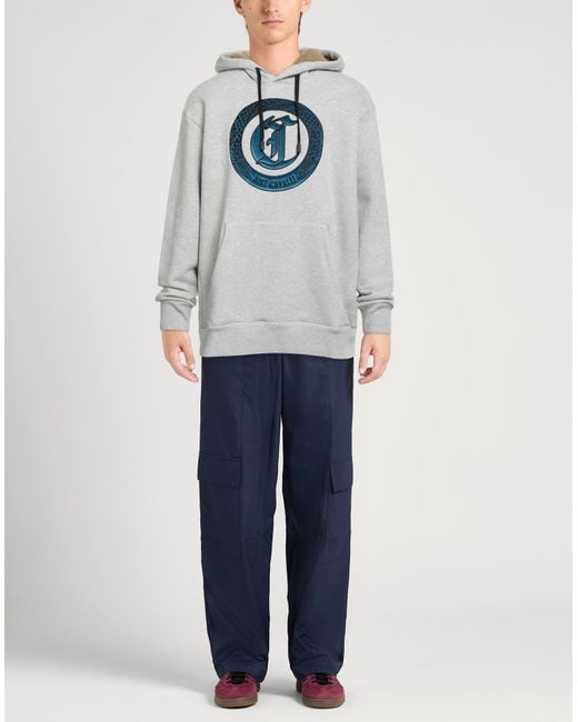 Just Cavalli Gray Sweatshirt for men
