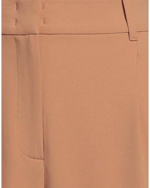 Pennyblack Natural Camel Pants Polyester, Viscose, Elastane