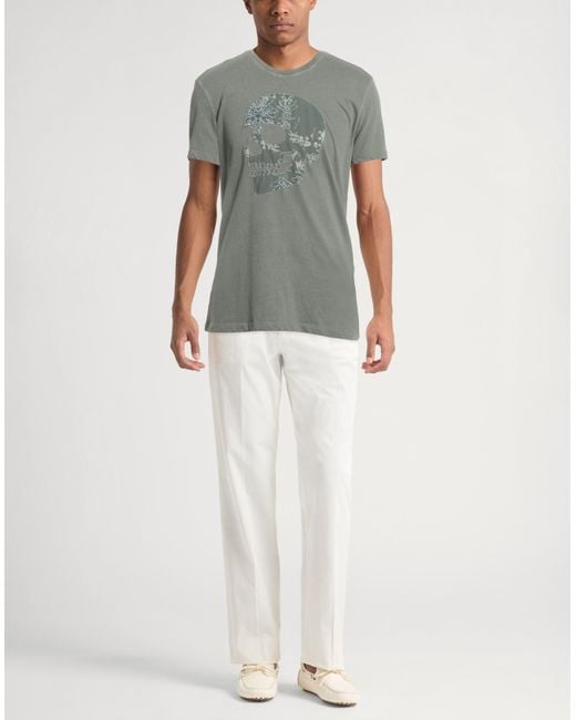 John Varvatos Gray T-Shirt Organic Cotton for men
