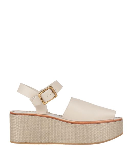 Tod's White Sandals