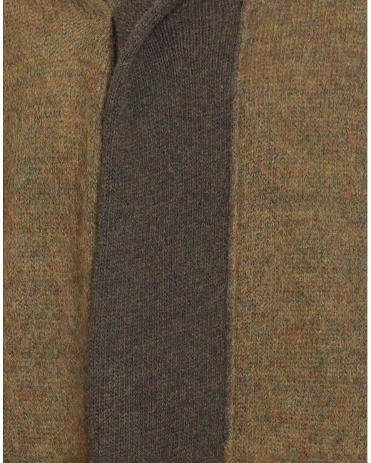 Masnada Green Military Cardigan Wool, Mohair Wool, Polyamide for men