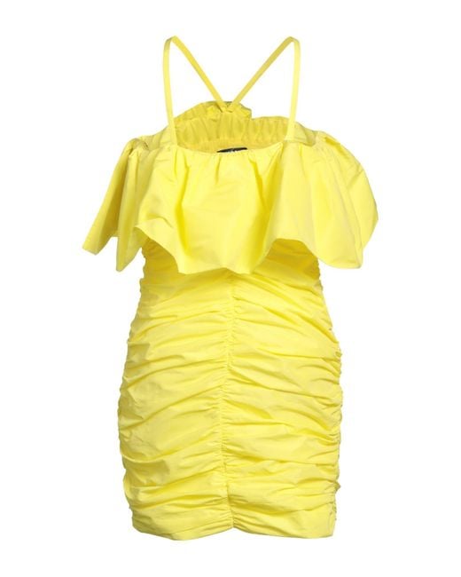 MSGM Yellow Mini-Kleid