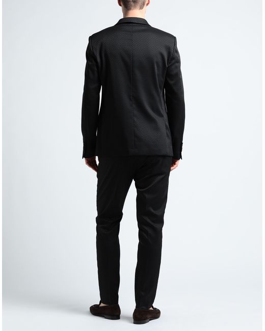 Daniele Alessandrini Black Suit for men