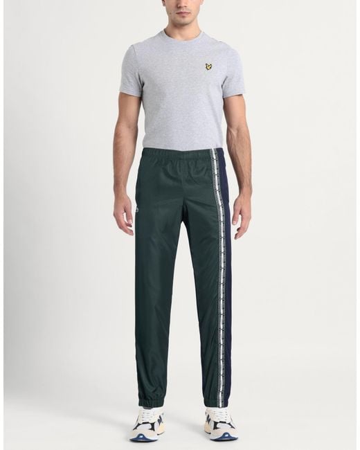 Lacoste Blue Pants Polyester for men