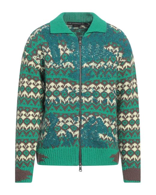 ANDERSSON BELL Green Cardigan for men