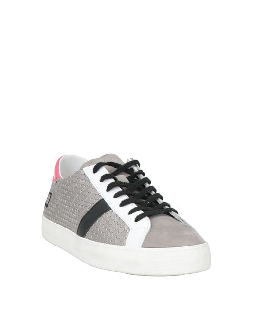 Date Metallic Sneakers Leather