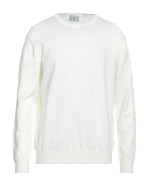Diktat White Sweater Viscose, Polyamide, Acrylic, Cashmere for men