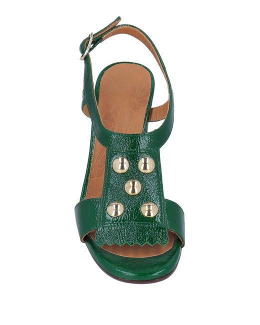 Chie Mihara Green Sandals