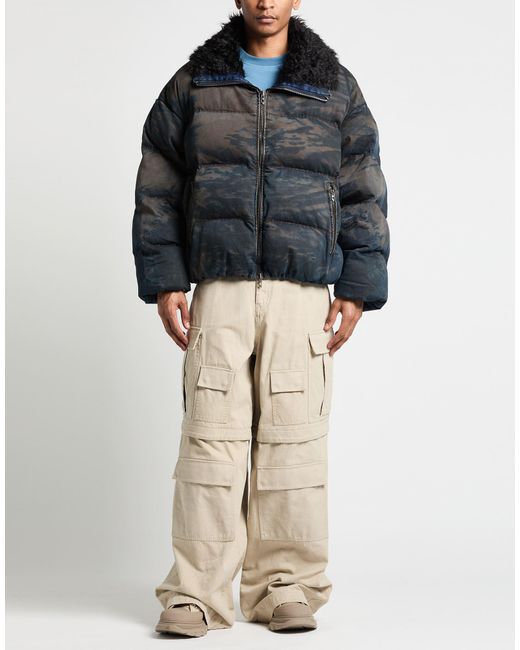 DIESEL Black Puffers for men
