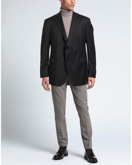 EDUARD DRESSLER Black Blazer for men