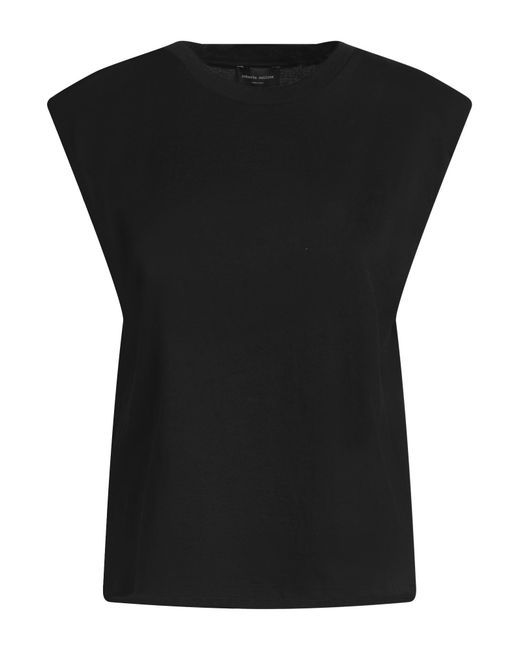 T-Shirt Roberto Collina en coloris Black