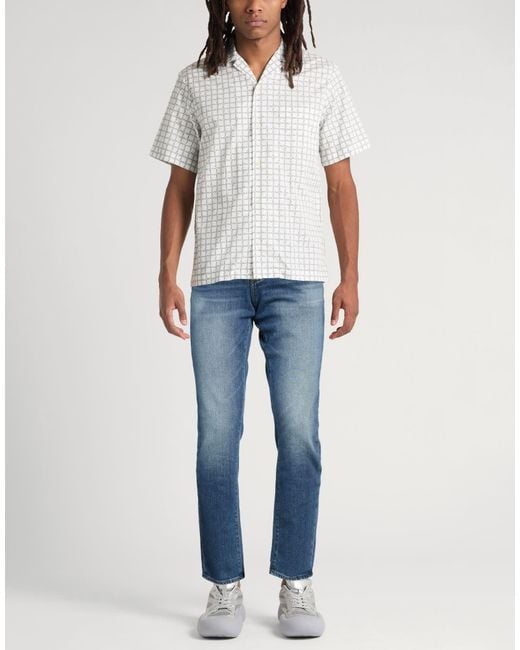 ARMANI EXCHANGE Blue Jeans Cotton, Polyester, Elastane for men