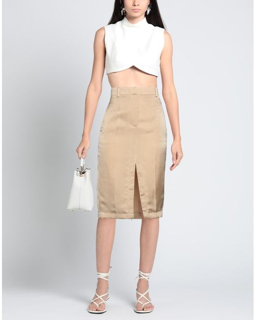 N°21 Natural Midi Skirt