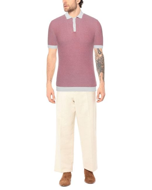 Pullover di Zanone in Pink da Uomo