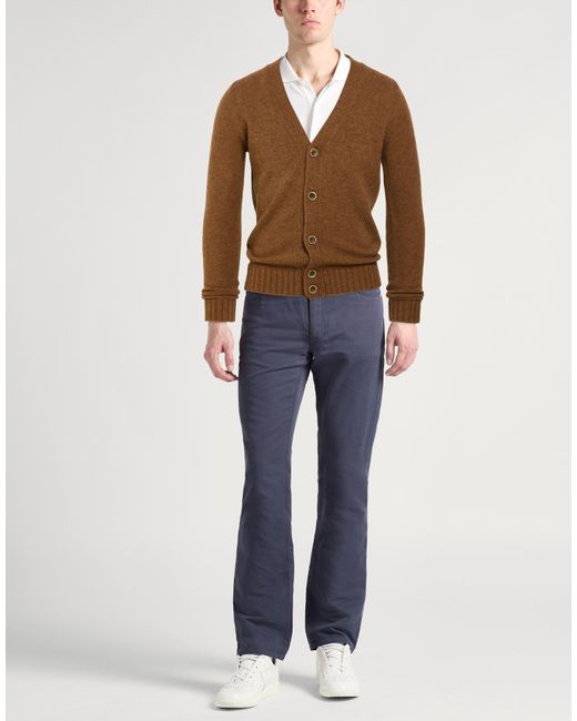 Roda Brown Cardigan Wool for men