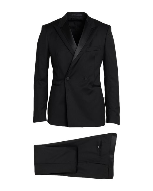 Tagliatore Black Suit Super 110S Wool for men